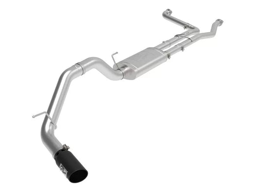 AFE POWER Apollo GT Series 4" 409 Stainless Steel Catback Exhaust System with Black Tip Nissan Titan 2016-2019