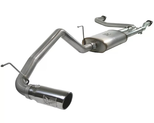 AFE POWER Mach Force XP Stainless Steel Catback Exhaust System Polished Tip Nissan Titan V8-5.6L 04-12