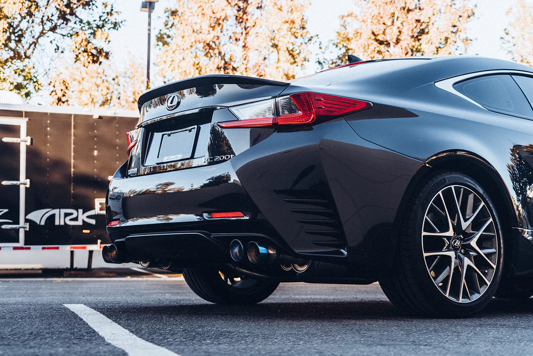 ARK GRiP Catback Exhaust Resonated with Polished Tips Lexus RC 200T 2016-2017