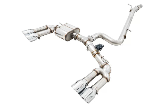 AWE SwitchPath Exhaust for Audi 8V S3 - Chrome Silver Tips, 102mm Audi S3 2015-2020