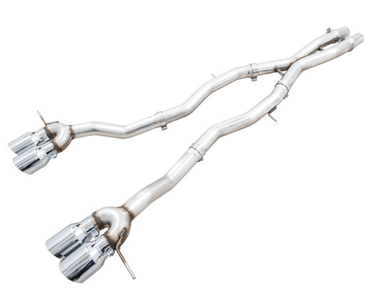 AWE Track Edition Catback Exhaust for BMW G8X M3/M4 - Chrome Silver Tips BMW M3|M4 2021-2024