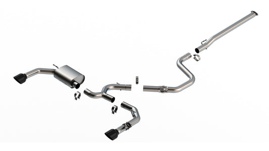 Borla ATAK Exhaust Systems w/ Black Chrome Tips Hyundai Elantra N 2.0L 4 CYL. Turbo 2022-2023