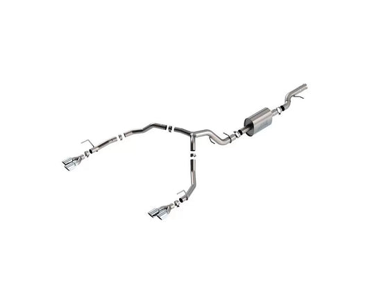 Borla Brushed T-304 Stainless Steel S-Type Catback Exhaust Chevrolet Tahoe 6.2L V8 2/4WD 4DR 2021-2022