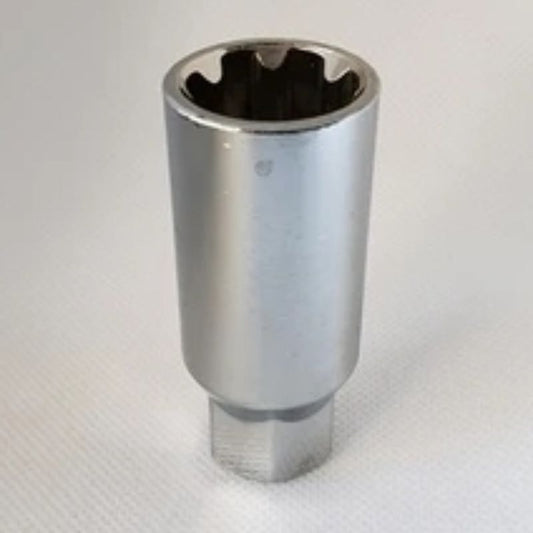 NRG Innovations Lug Nut Lock Key Socket Black Chrome For use with LN: L70, L71