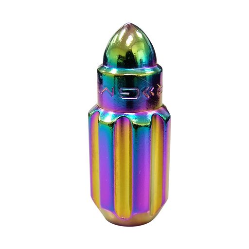 NRG Innovations M12 x 1.25 Steel Lug Nut Set Bullet Shape 21 pc W/ Lock Key