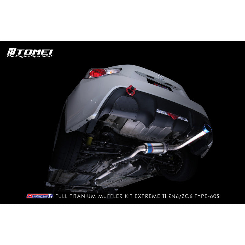 Tomei Expreme Ti Titanium Catback Exhaust System Scion FRS 2013-2016