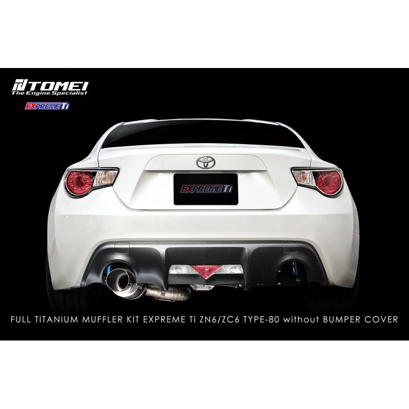 Tomei Expreme Ti Titanium Catback Exhaust System Subaru BRZ 2013-2016