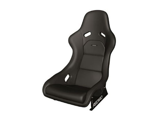 Recaro Black Leather / Checkered Fabric Classic Pole Position ABE Seat