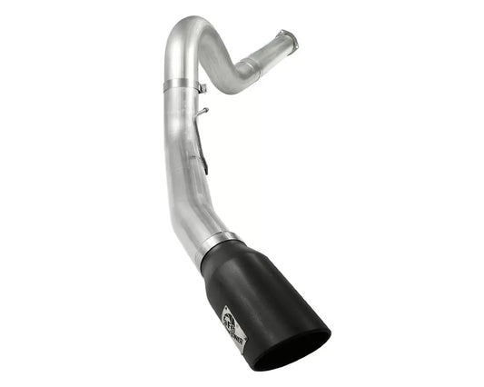 AFE POWER ATLAS 5 Inch Aluminized Steel Exhaust System Black Tip Ford F-250/F-350/F-450 11-13