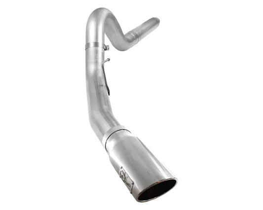 AFE POWER ATLAS 5 Inch Aluminized Steel Exhaust System Polished Tip Ford F-250/F-350/F-450 08-10