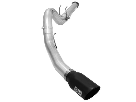 AFE POWER ATLAS 5 Inch Back Aluminized Steel Exhaust System with Black Tip Ford F-250/F-350 6.7L V8 2015