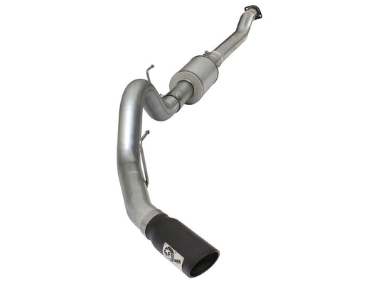 AFE POWER ATLAS 4 inch Catback Aluminized Steel Exhaust System with Black Tip Ford F-150 EcoBoost 2015-2022
