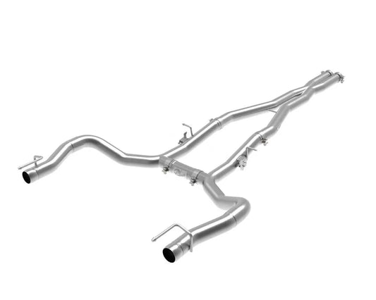 AFE POWER Mach Force-Xp 3 IN 304 Stainless Steel Catback Exhaust System w/o Muffler