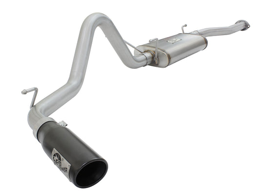 AFE POWER Mach Force-Xp 2.5 inch Catback Stainless Steel Exhaust System with Black Tip Toyota Tacoma 13-15