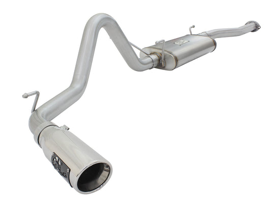 AFE POWER Mach Force-Xp 2.5 inch Catback Stainless Steel Exhaust System with Polished Tip Toyota Tacoma 13-15