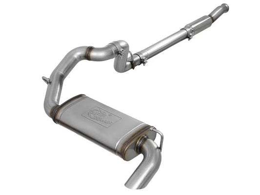 AFE POWER Mach Force-Xp 3" Stainless Catback Hi-Tuck Exhaust System Jeep Wrangler (JL) 18-20 I4-2.0L (t)