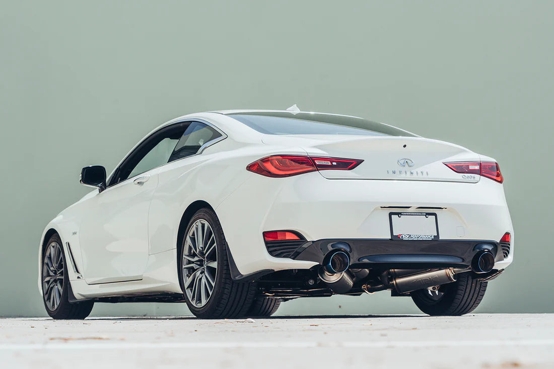 ARK GRIP Stainless Catback Exhaust with Polished Tip Infiniti Q60 3.0t RWD 2016-2019