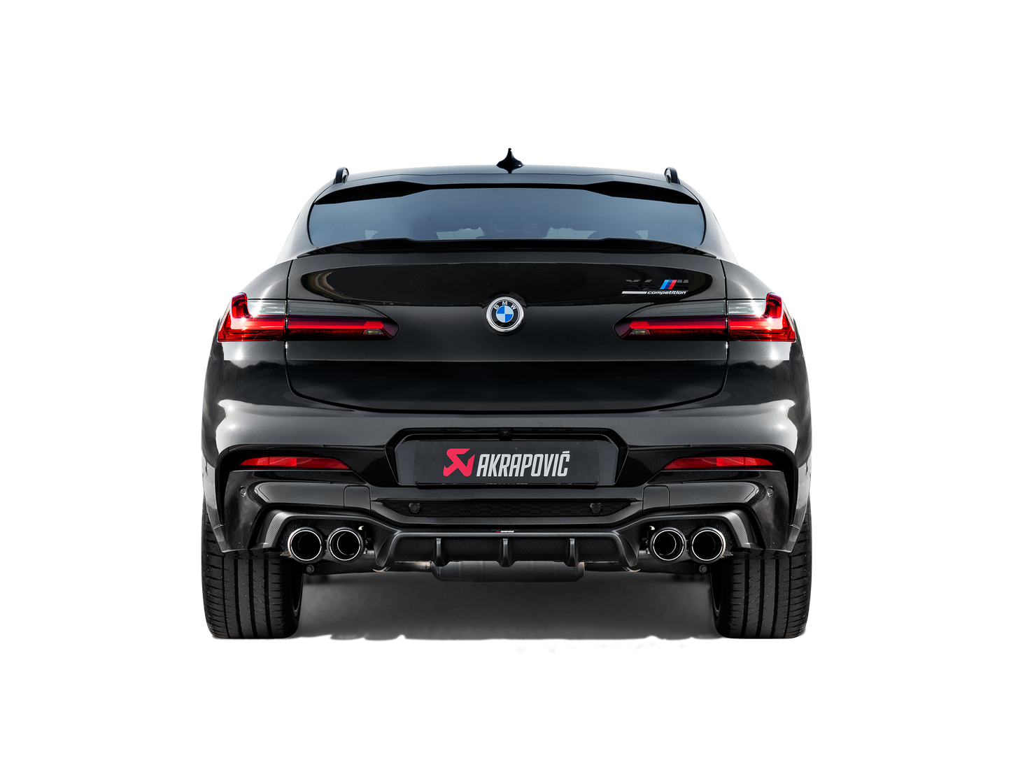 Akrapovic Titanium Slip-On Line Req. Tips BMW X4 M / X4 M Competition F98 2022+