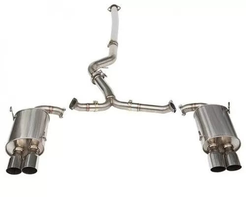 Blox Racing T304 Stainless Steel Cat-Back Exhaust System Subaru WRX 2015+