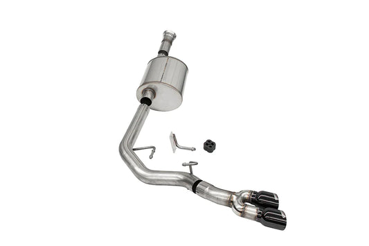 Corsa 3.0" Front of Tire Catback Exhaust w/ Black Tips Ford F-150 Supercab 145.4 Wheelbase 2021-2022