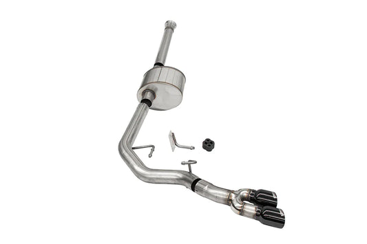Corsa 3.0" Sport Front of Tire Catback Exhaust w/ Black Tips Ford F-150 Supercab 145.4 Wheelbase 2021-2022