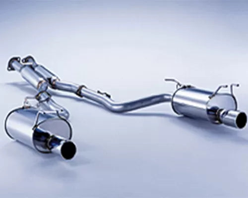 Fujitsubo Legalis R Round Slash Single Tipped Exhaust System Nissan 300ZX Z32 90-99