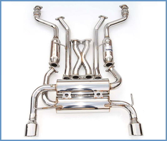 Invidia Gemini Rolled Catback with Stainless Steel Tips Infinity FX35 | 45 2003-2008