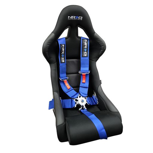 NRG Innovations 5 Pt 3inch Seat Belt Harness / Cam Lock- Black