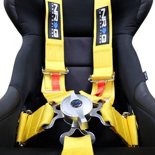 NRG Innovations 5 Pt 3inch Seat Belt Harness / Cam Lock- Black – Fitted  Visions