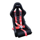 NRG Innovations 5 Pt 3inch Seat Belt Harness / Cam Lock- Black