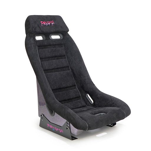 NRG Innovations GTS Retro Bucket Seat features Black vegan microfiber