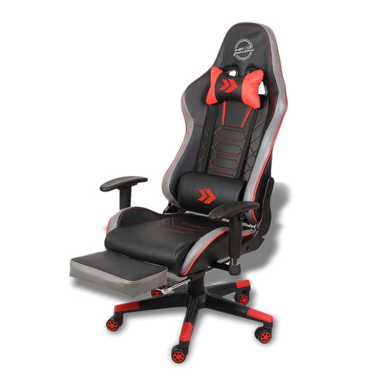 NRG Innovations Reclinable Gaming Chair with lumbar cushion and head rest Gaming only!