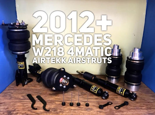 2012 + MERCEDES W218 CLS 4MATIC AIRTEKK AIRSTRUTS