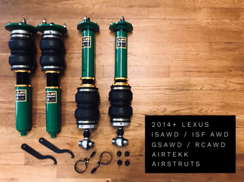 2013+ LEXUS GS350 AWD & 2014+ IS250 AWD IS350 AWD AIRTEKK AIRSTRUTS