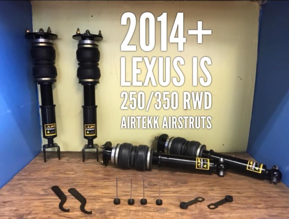 2014+ LEXUS IS250/350 RWD AIRTEKK AIRSTRUTS