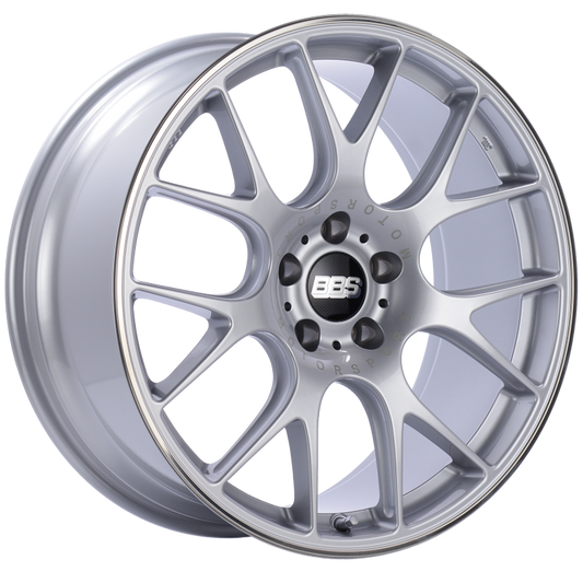 BBS CH-R 20x9 5x112 ET25 Brilliant Silver Polished Rim Protector Wheel -82mm PFS/Clip Required