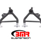 BMR 79-93 Mustang Lower A-Arm (Coilover Only) w/ Adj. Rod End and STD. Ball Joint - Black Hammertone