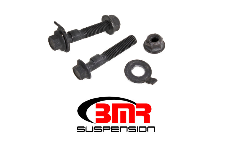 BMR 15-17 S550 Mustang Front Camber Bolts (2.5 Degree Offset) - Black