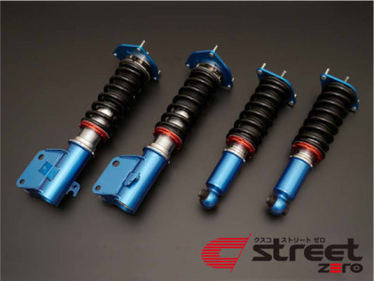 Cusco Coilovers Street Zero Front -Pillow / Rear -Rubber Upper 2015+ WRX STI ONLY