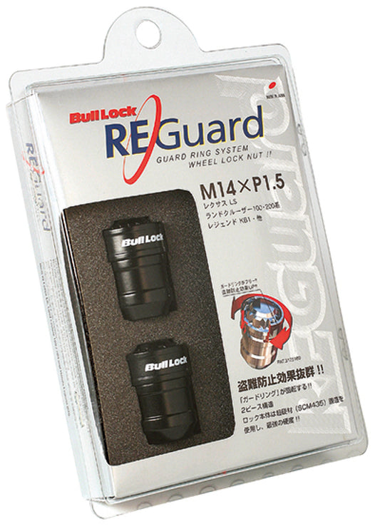 Project Kics 21/22HEX Black Bull Lock Re Guard 14X1.50 - Set of 4