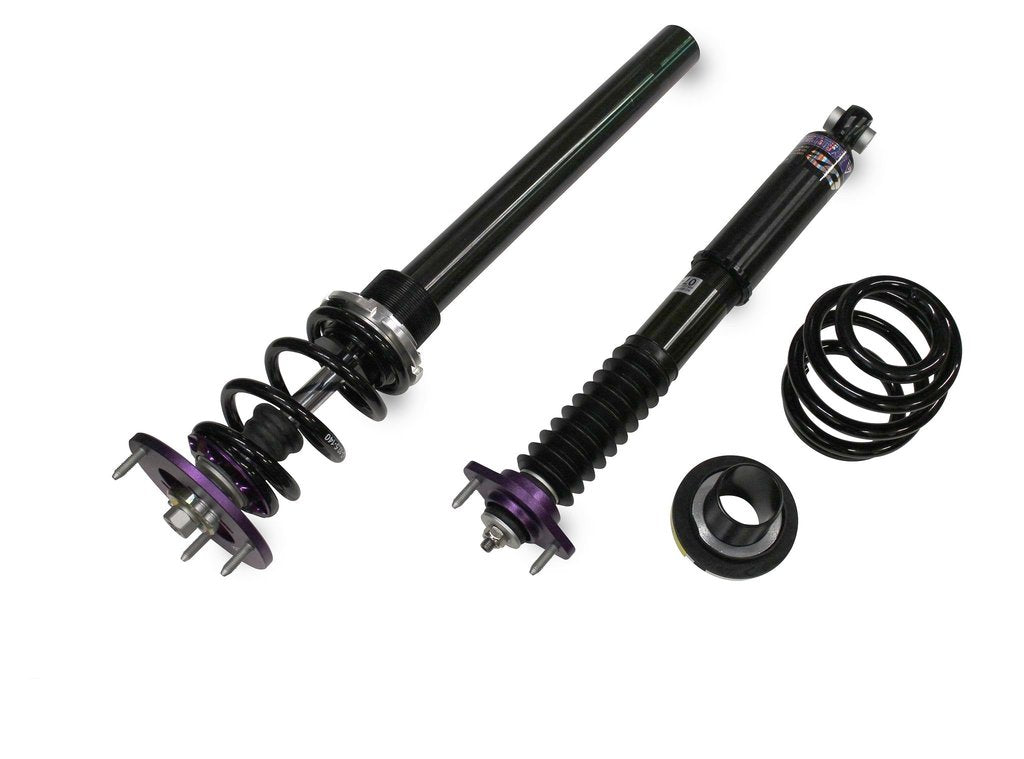 83-91 BMW 3-SERIES, E30 (RWD), 51MM FRONT SHOCK DIA. D2 RACING COILOVERS- RS SERIES