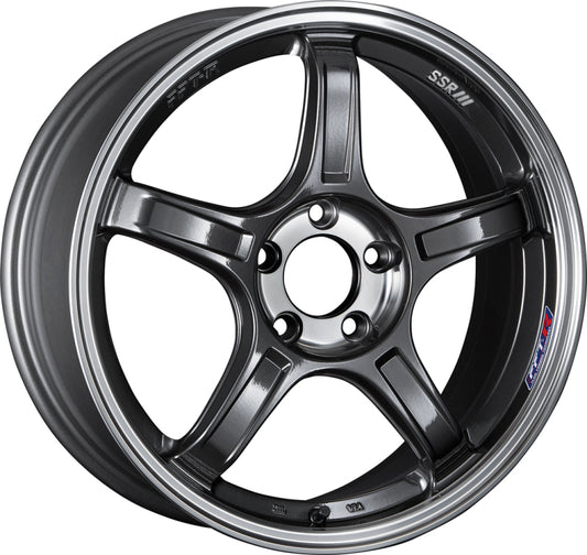 SSR GTX03 18x7.5 5x114.3 48mm Offset Black Graphite Wheel