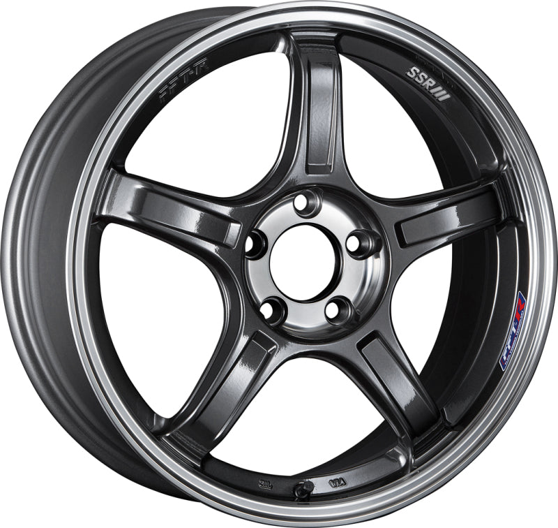 SSR GTX03 18x7.5 5x114.3 53mm Offset Black Graphite Wheel