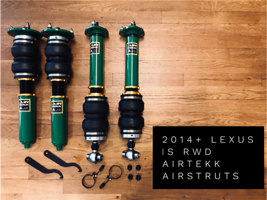 2014+ Lexus IS250/350 IS200 300 RWD Airtekk Airstruts