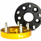 Black ISC 5x100 To 5x114 Wheel Adapters 25mm
