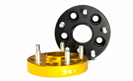 GOLD ISC 5X100 TO 5X114.3 WHEEL ADAPTERS 15MM