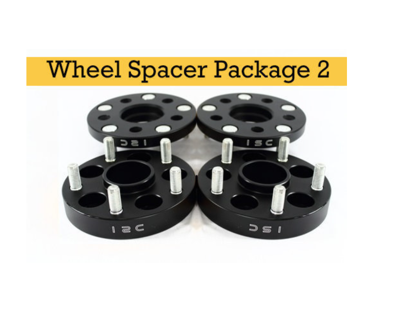 ISC Wheel Spacers 5x114.3 15mm Front, 25mm Rear - Staggered Fitment