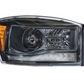 Morimoto LED Headlights DODGE RAM (06-08): XB HYBRID LED HEADLIGHTS (Pair / ASM)