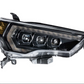 Morimoto Led Headlights Toyota 4runner (14-23): XB Led Headlights (Pair / ASM / Amber DRL) (Gen 2)