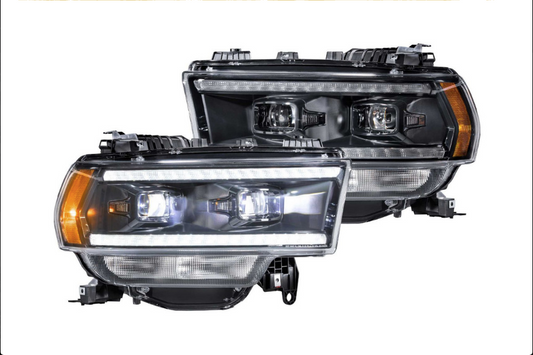 Morimoto Led Headlights Ram Hd (19+): XB Hybrid Led Headlights (Pair / ASM)